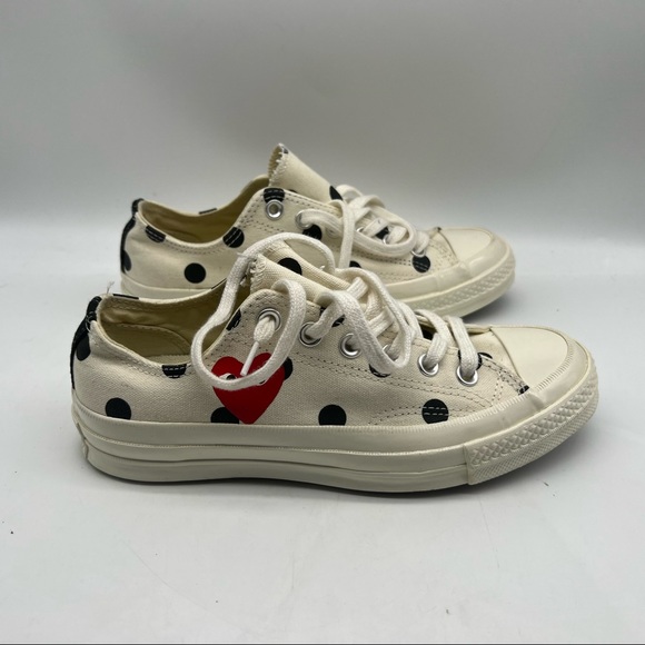 Comme des Garçons X Chuck Taylor All Star 70 Polka Dot Size 5M 7W - Picture 2 of 8